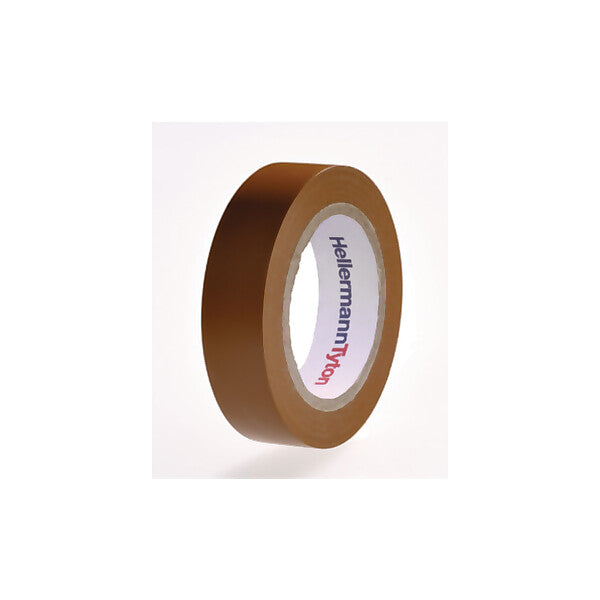 HellermannTyton PVC Isolierband braun Flex 15-BR15x10m